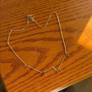 MAMA Gold Initial Necklace